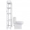 Over The Toilet Storage 3-Tier Bathroom Shelf Rack Space Saver Organizer