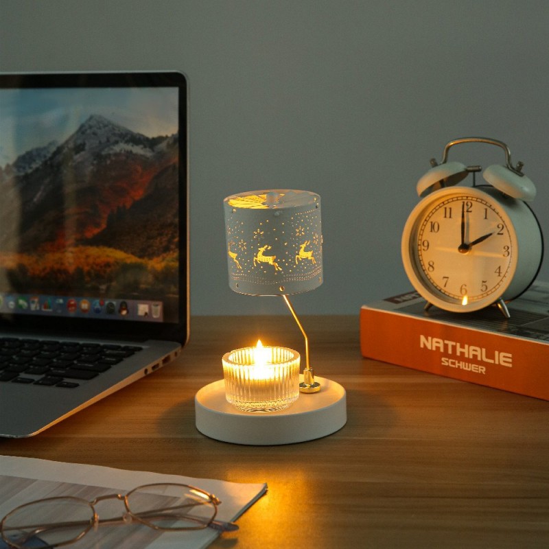 Creative White Magnetic Pallet Aromatherapy Candlestick