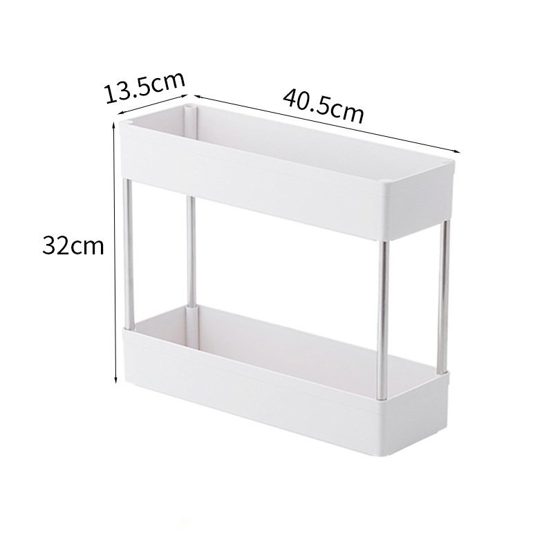 Simple Bathroom Without Perforation Multi-layer Shelf