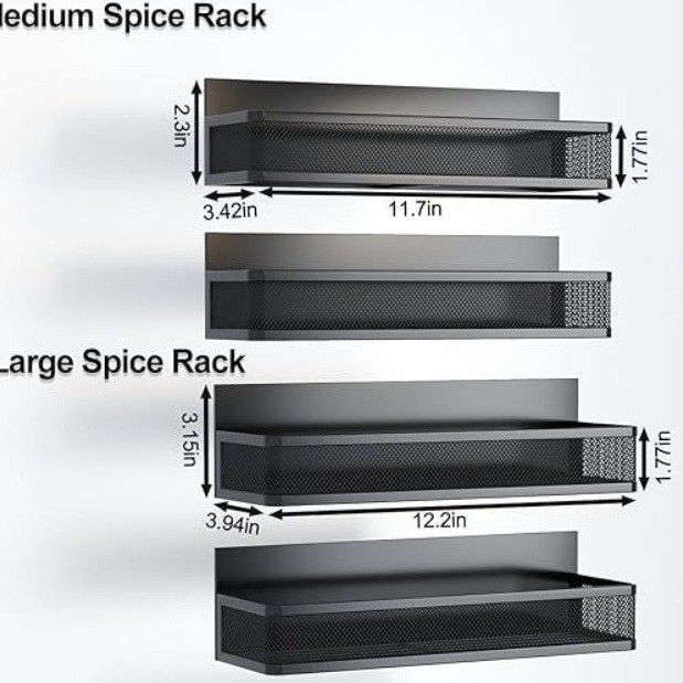 Mesh Refrigerator Shelf Kitchen Punch-free Soy Sauce Seasoning Rack
