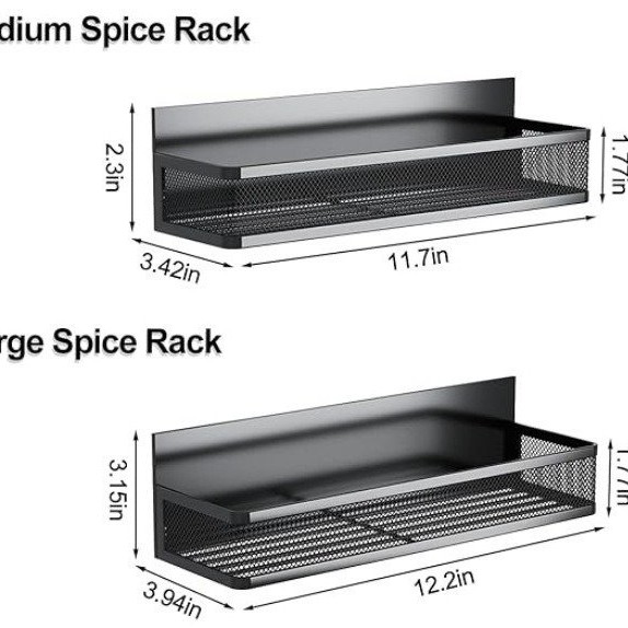 Mesh Refrigerator Shelf Kitchen Punch-free Soy Sauce Seasoning Rack