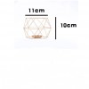Geometric candlestick decoration