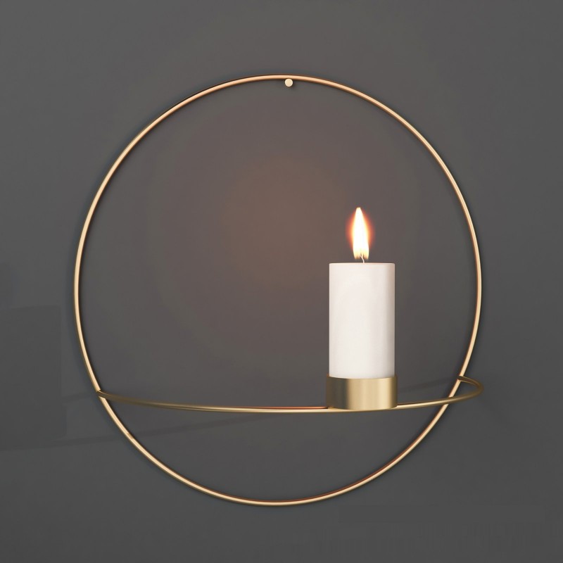 Black European Candlestick Cross-shaped Candlestick Shelf