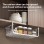 Hanging Partition Layered Seasoning Hanging Basket Cabinet Wall Cupboard Lower Hanging Rack