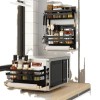 Refrigerator Shelf Side Storage Kitchen Magnetic Plastic Wrap Tissue Seasoning Side Multi-functional Punch Free Rack