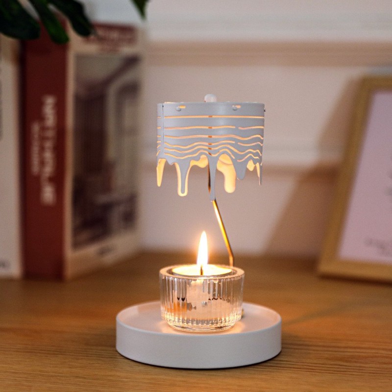 Creative White Magnetic Pallet Aromatherapy Candlestick