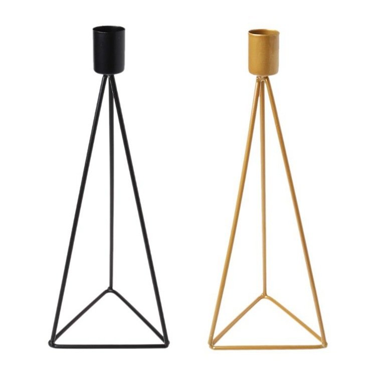 Simple golden candlestick