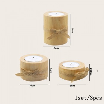Crafts Decoration Creative Pine Candlestick