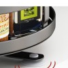 Rotatable kitchen seasoning rack