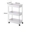 Simple Bathroom Without Perforation Multi-layer Shelf