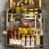 Stainless Steel Kitchen Seasoning Rack With Countertop
