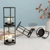 Hot Selling Simple Wrought Iron Candlestick Ring Candlestick Ornaments