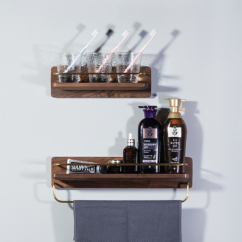 Bathroom Vanity Shelf No Drilling Required