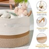 Cotton String Dirty Clothes Basket Japanese Household Round Storage Basket