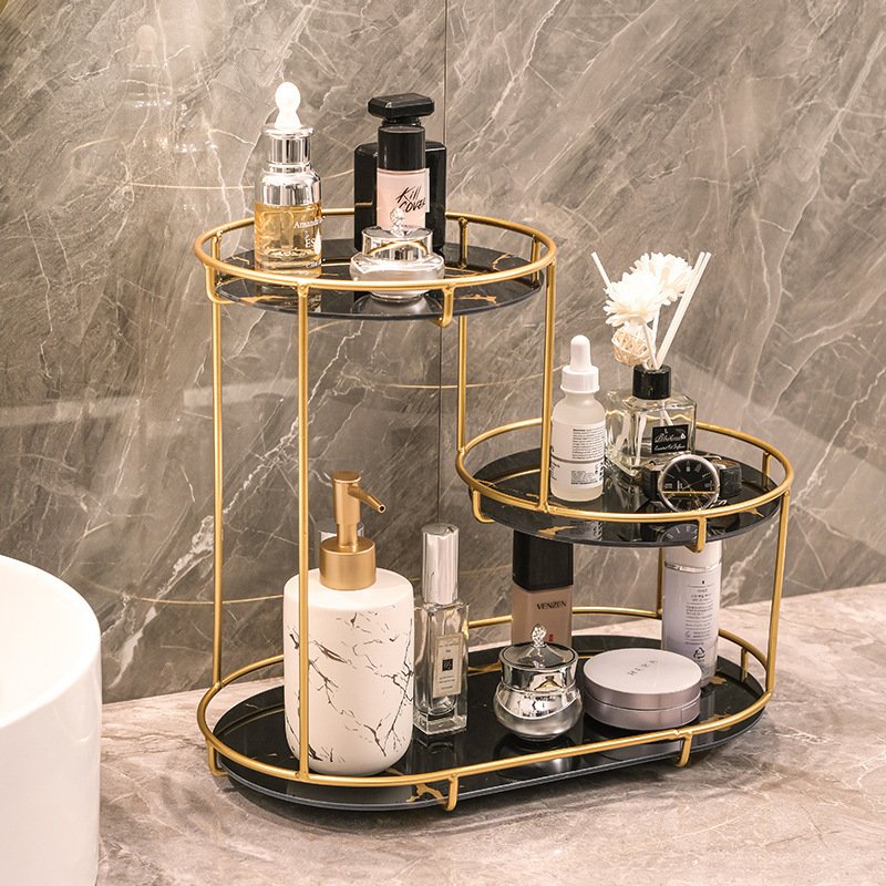 Light-luxury Bathroom Shelf Tray