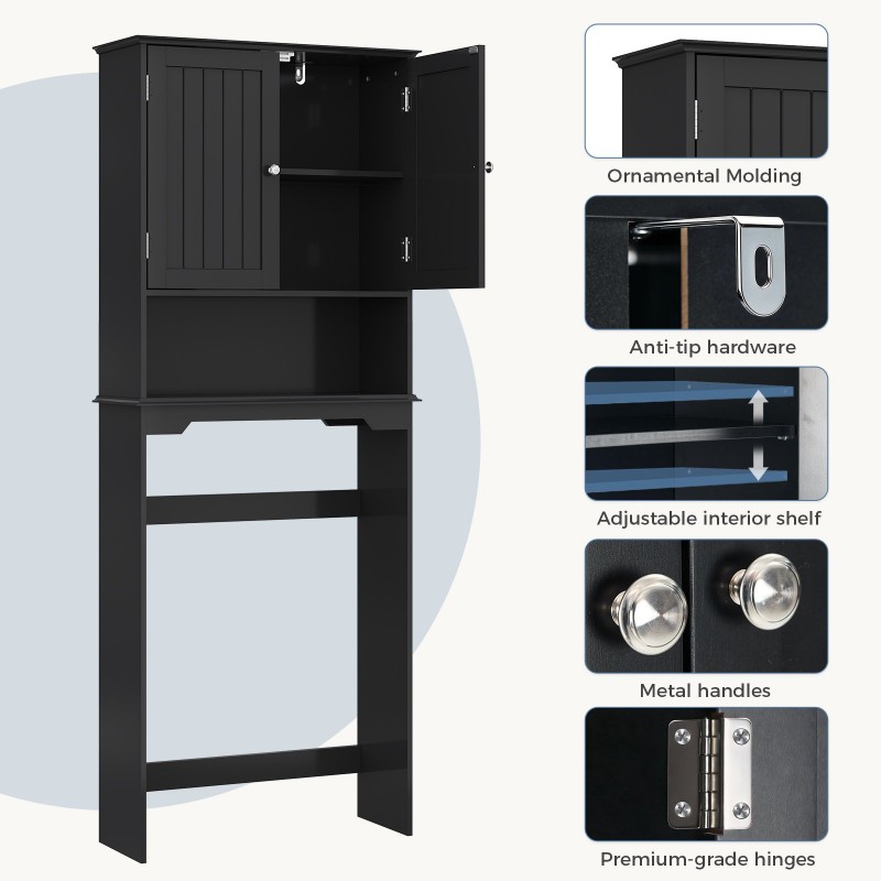 Drawer-equipped Toilet Above Storage Rack, Bathroom Toilet And Towel Storage Rack, Standalone Toilet Stand