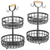Kitchen Seasoning Storage Rack Bathroom Dual-tier And Detachable
