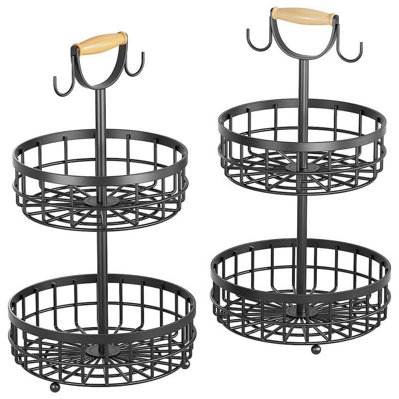 Kitchen Seasoning Storage Rack Bathroom Dual-tier And Detachable