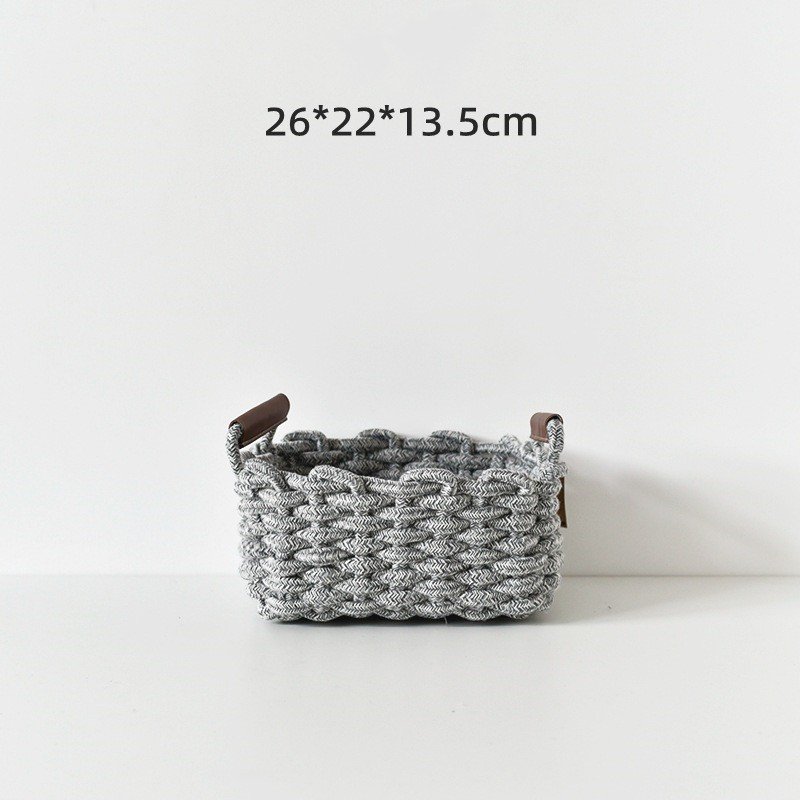 Cotton Cord Woven Storage Basket