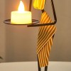 Wrought iron candlestick