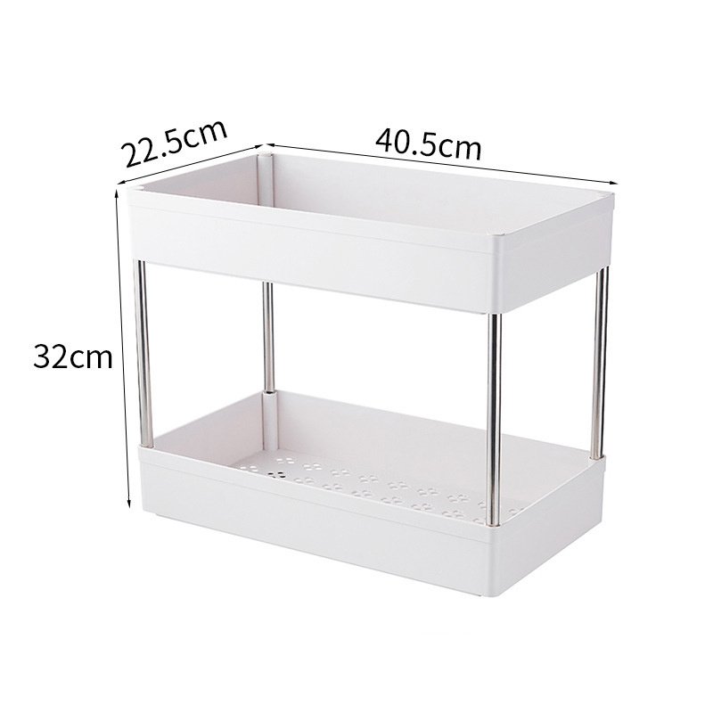 Simple Bathroom Without Perforation Multi-layer Shelf