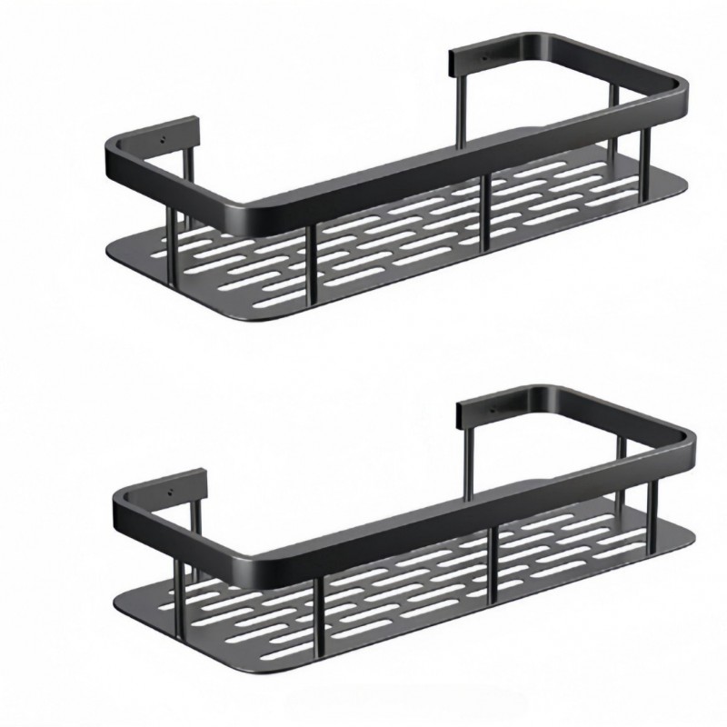 Square No-Drill Bathroom Shelf