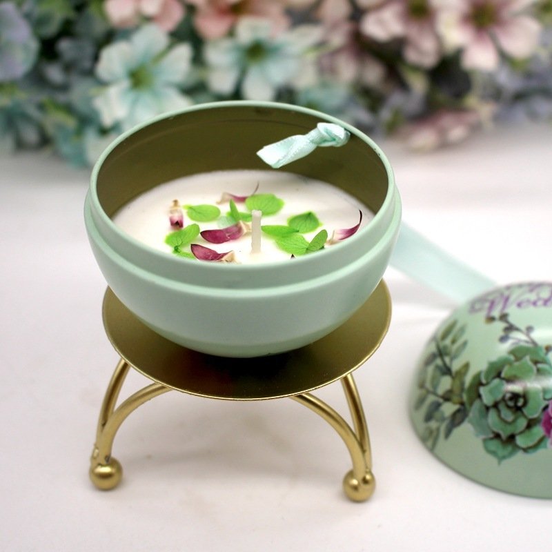 Ornaments Candle Cup Simple Round Candlestick