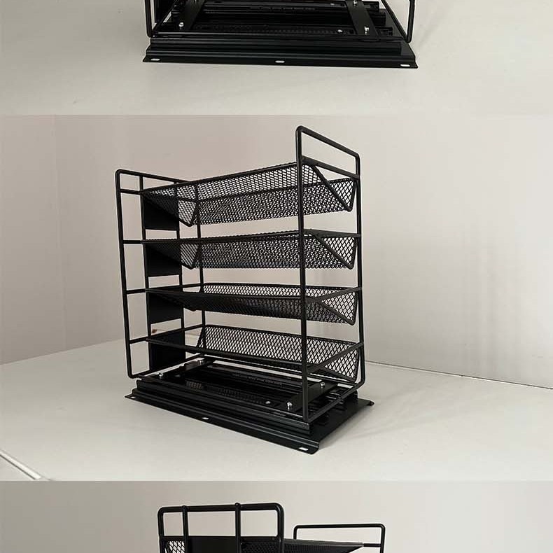 Kitchen Multi-layer Household Metal Pull-out Cabinet Storage Storage Rack Slide Seasoning Rack