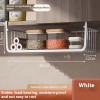 Hanging Partition Layered Seasoning Hanging Basket Cabinet Wall Cupboard Lower Hanging Rack