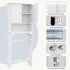 Drawer-equipped Toilet Above Storage Rack, Bathroom Toilet And Towel Storage Rack, Standalone Toilet Stand