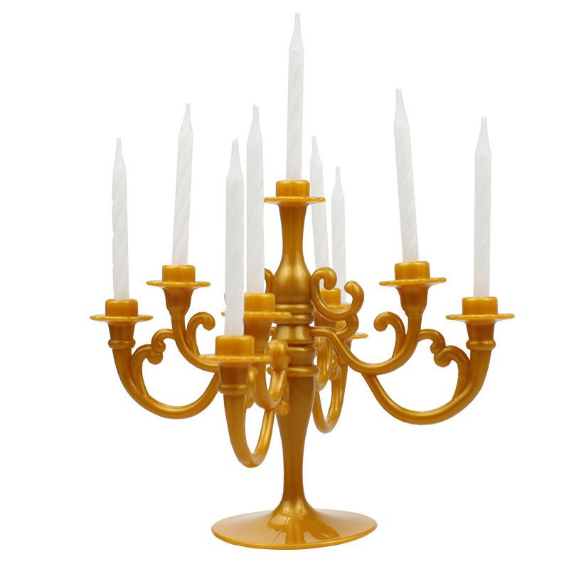 Vintage Candlestick Birthday Candle Decoration