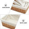 Basket Wicker Storage Box Snack Basket Woven Storage Blue Mainland China