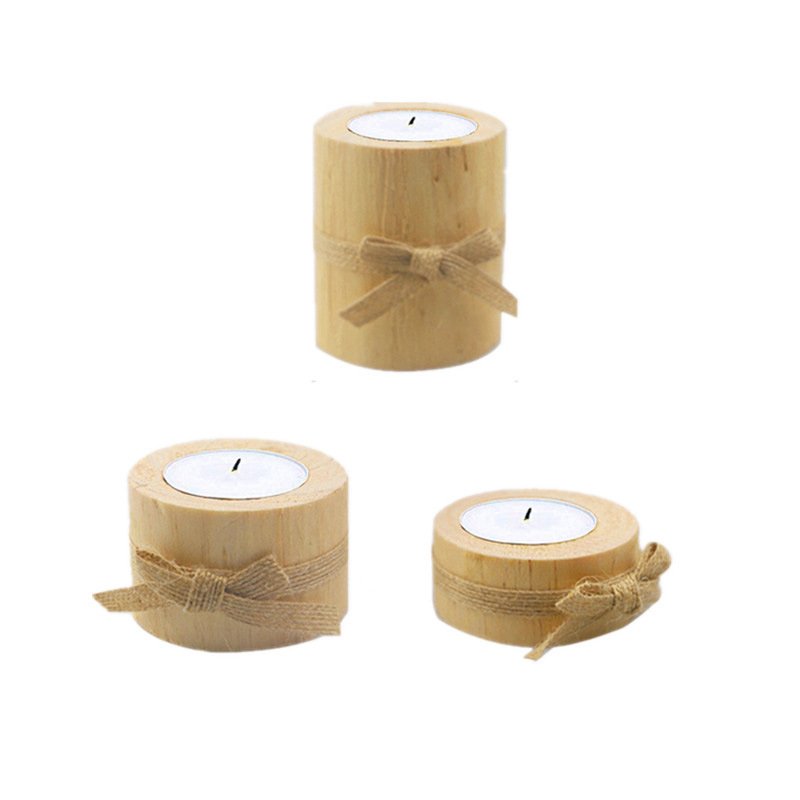 Crafts Decoration Creative Pine Candlestick