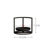 Hot Selling Simple Wrought Iron Candlestick Ring Candlestick Ornaments