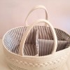 Plastic Portable Storage Basket White