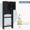 Drawer-equipped Toilet Above Storage Rack, Bathroom Toilet And Towel Storage Rack, Standalone Toilet Stand