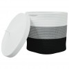 storage basket with lid and 脴   storage basket