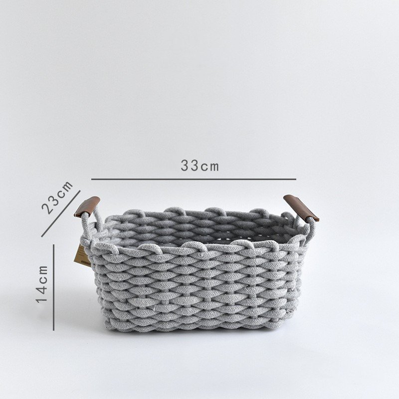 Cotton Cord Woven Storage Basket