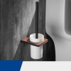 Solid Wood Collapsible Shelf Bathroom Set