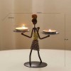 Creative Candle Holder Iron Home Decoration Kitchen Restaura