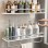 Bathroom No-Drill Storage Golden Shelf