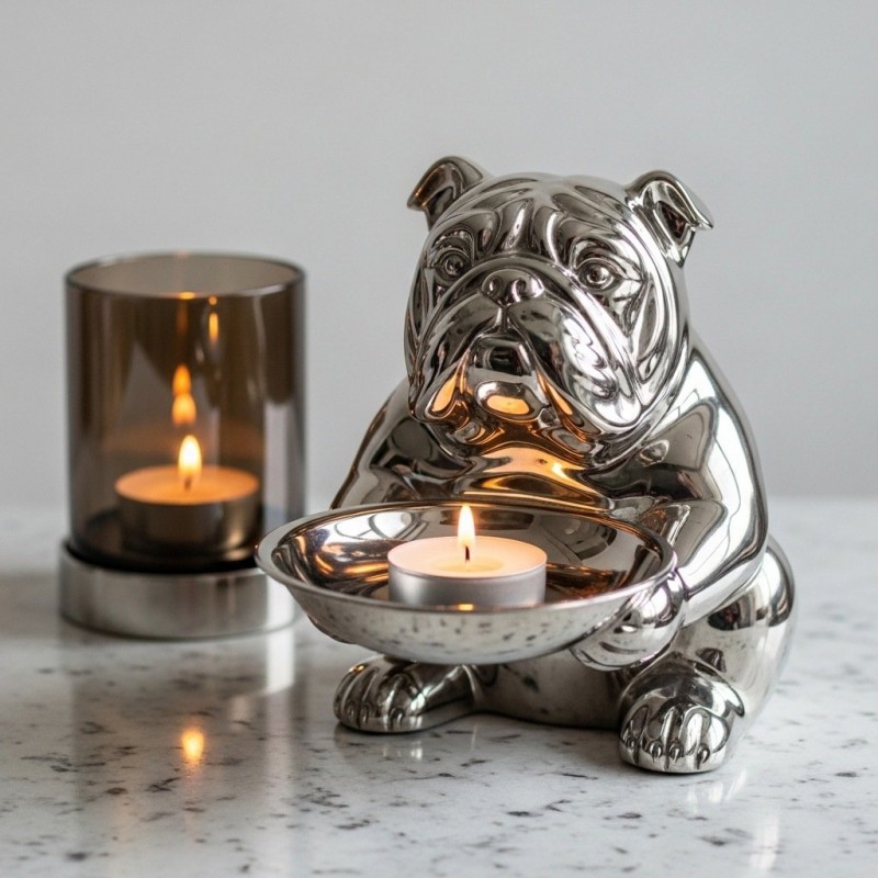 Silver Animal Candlestick Home Decorative Candlestick