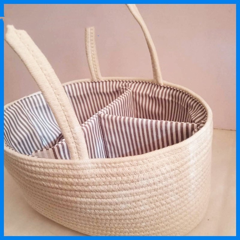 Plastic Portable Storage Basket White