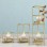 Hot Selling Simple Wrought Iron Candlestick Ring Candlestick Ornaments