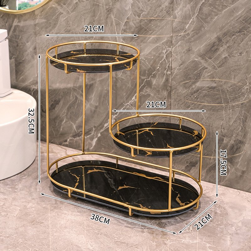 Light-luxury Bathroom Shelf Tray