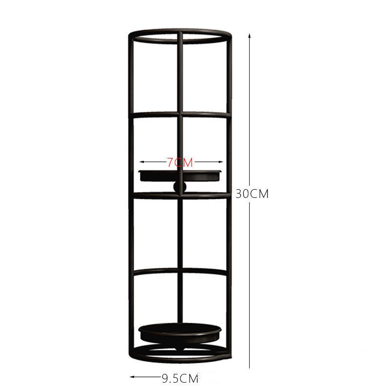 Hot Selling Simple Wrought Iron Candlestick Ring Candlestick Ornaments