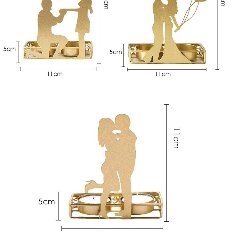 Candlestick Romantic Home Shooting Props Wedding Decoration Candlestick