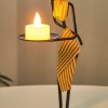 Wrought iron candlestick