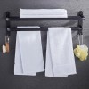 Towel Rack Bathroom Shelf  Wall-mounted Without Perforation