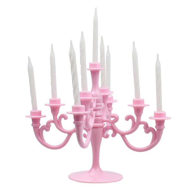 Vintage Candlestick Birthday Candle Decoration